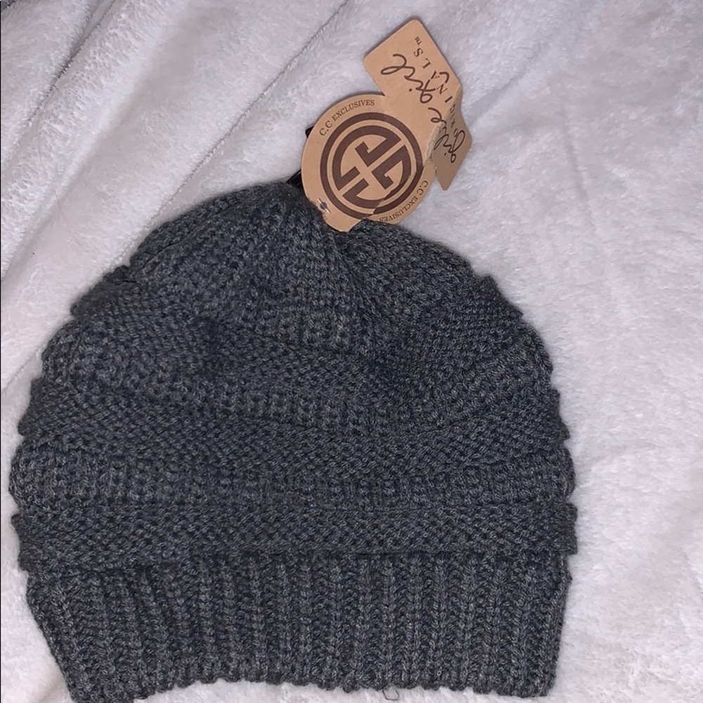 Girly Girl Originals Dark Grey Beanie